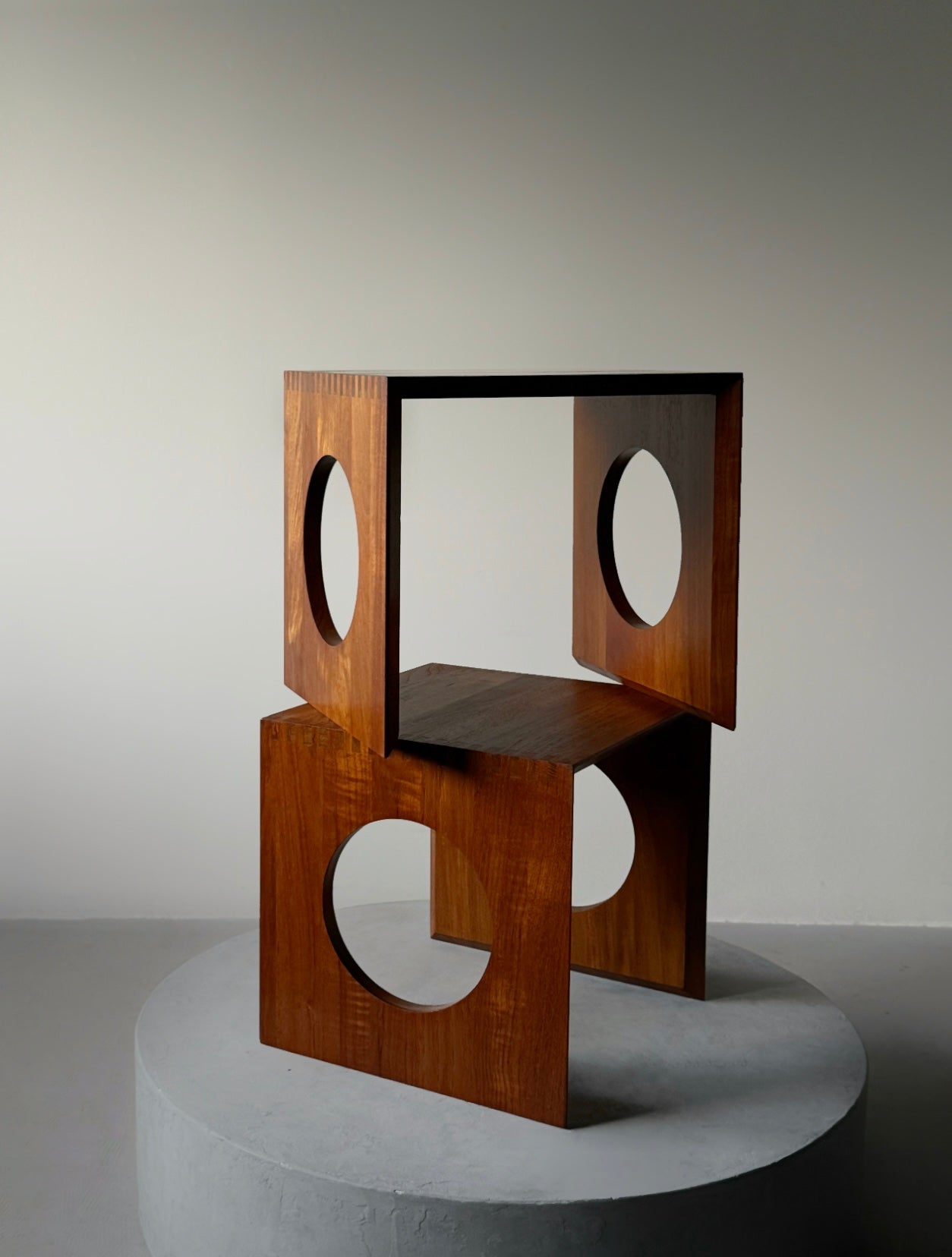 Cube nesting tables by Jens Harald Quistgaard