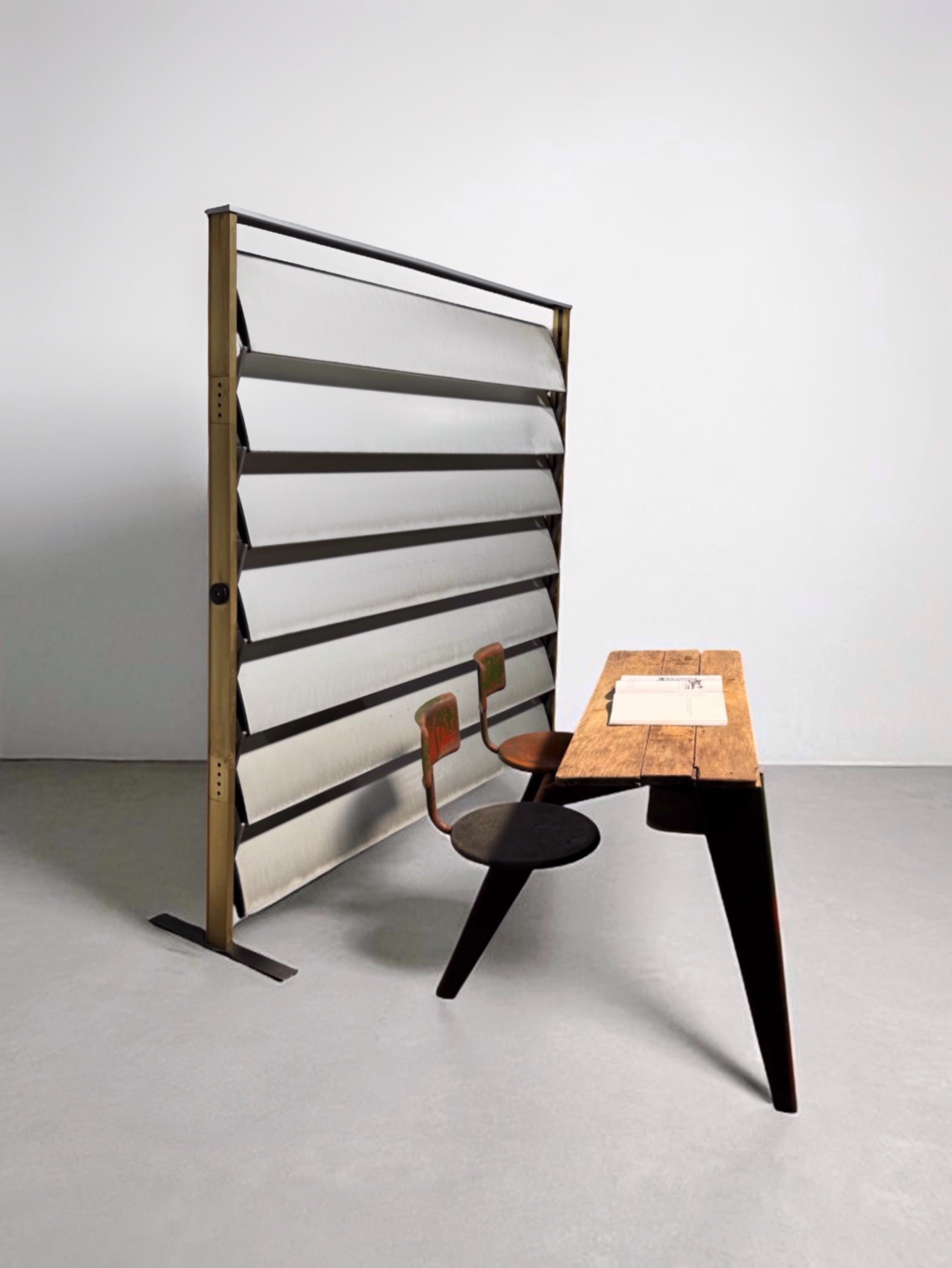 Aluminium Sun Shutter by Jean Prouvé, France 1960s　　