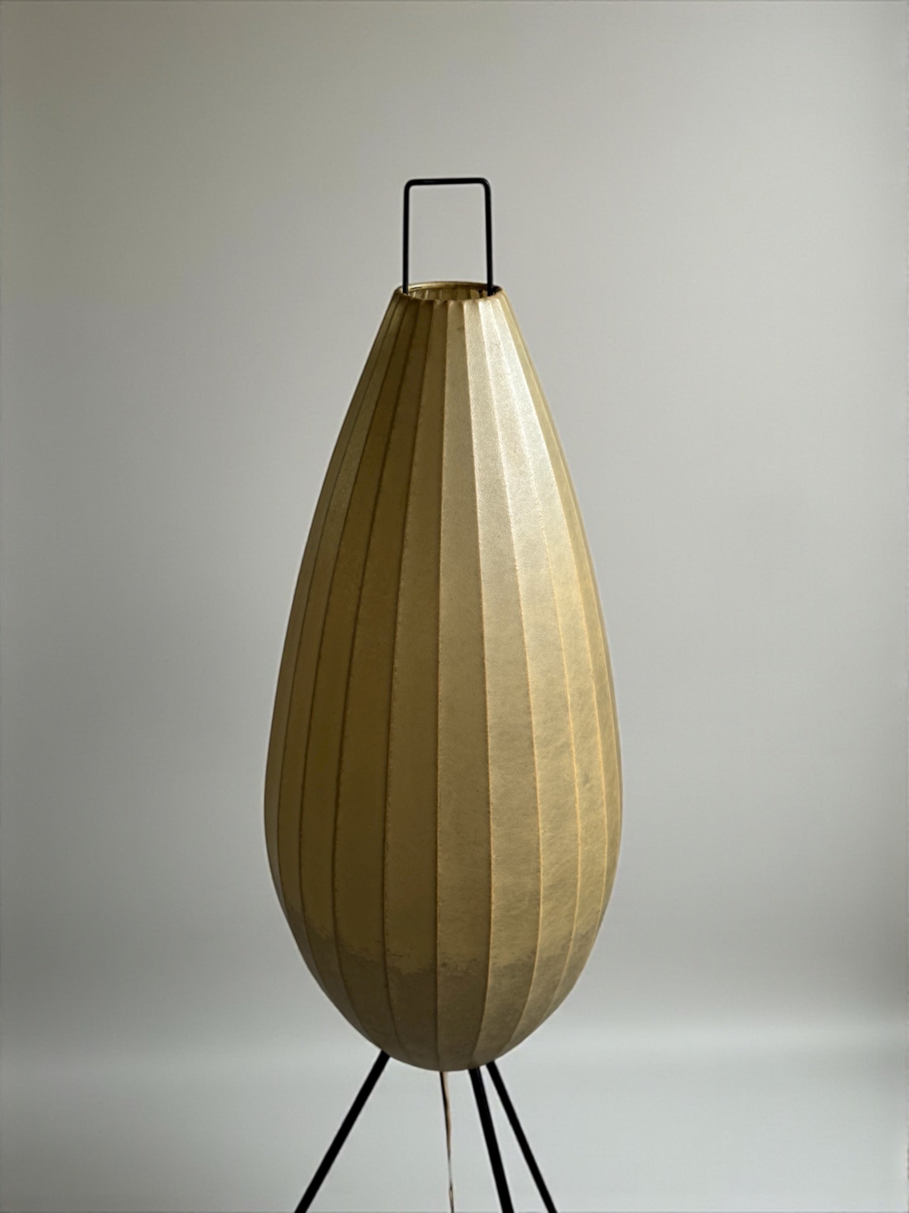 Cocoon floor lamp with three legs 1960s