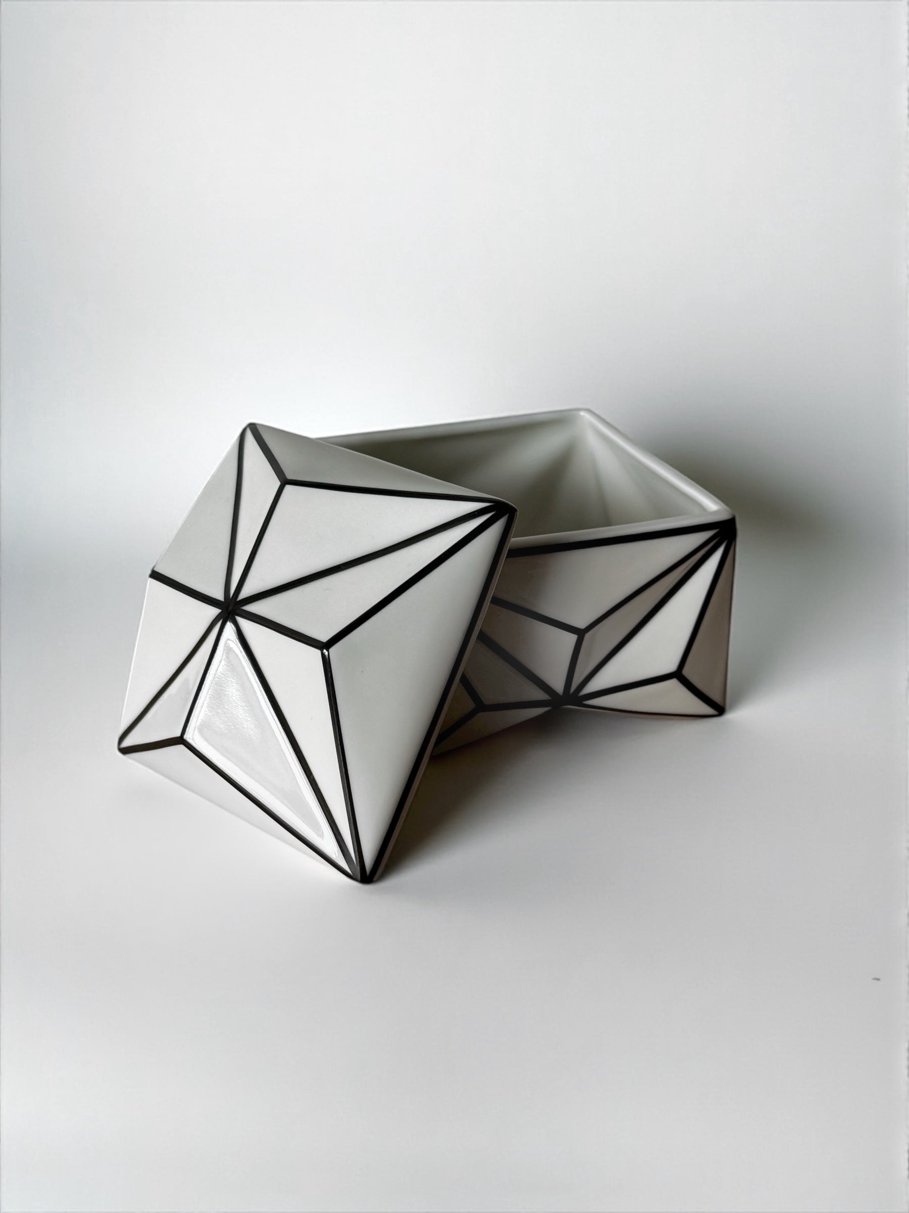 The Kubist Dóza Krystal by Pavel Janák, Czech 1882–1956