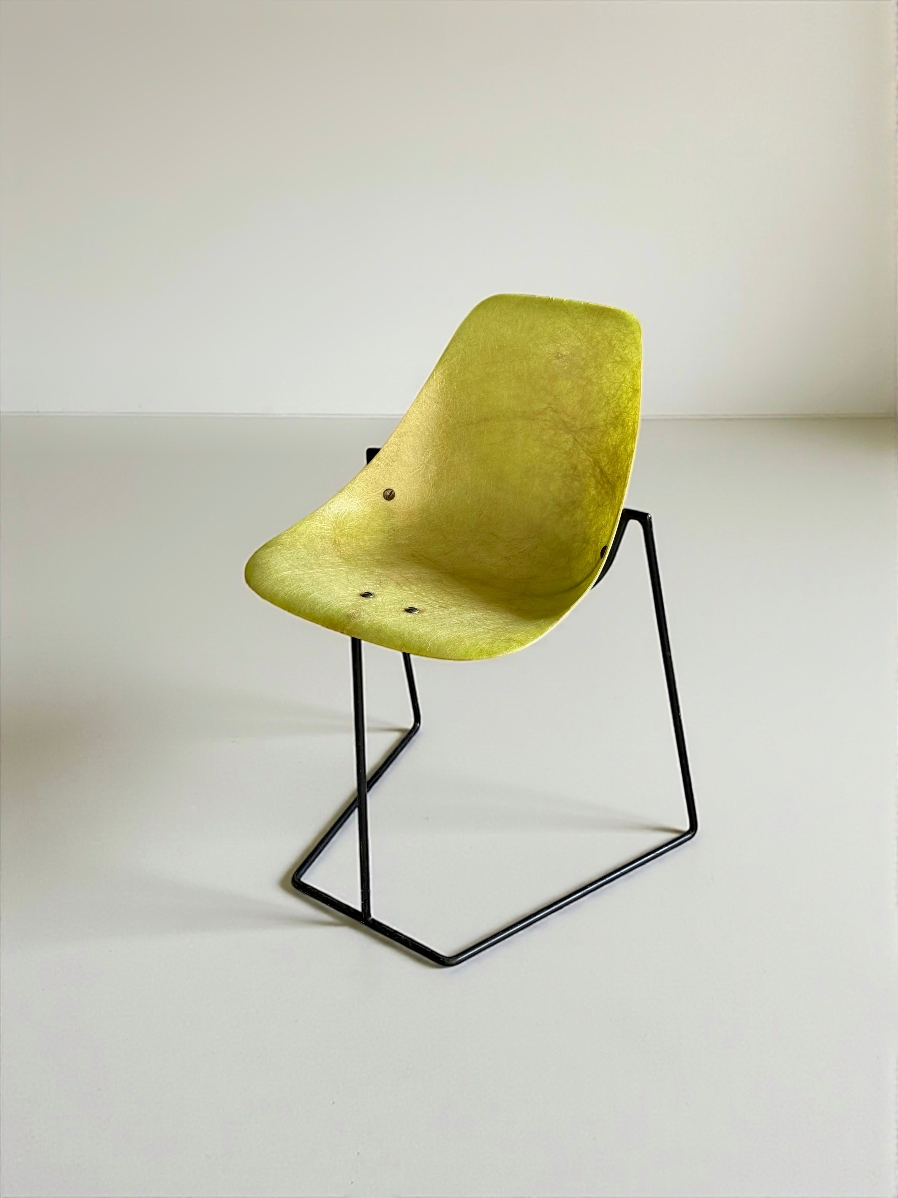 Coccinelle Chair by René-Jean Caillette for Steiner Edition 1957 Franc