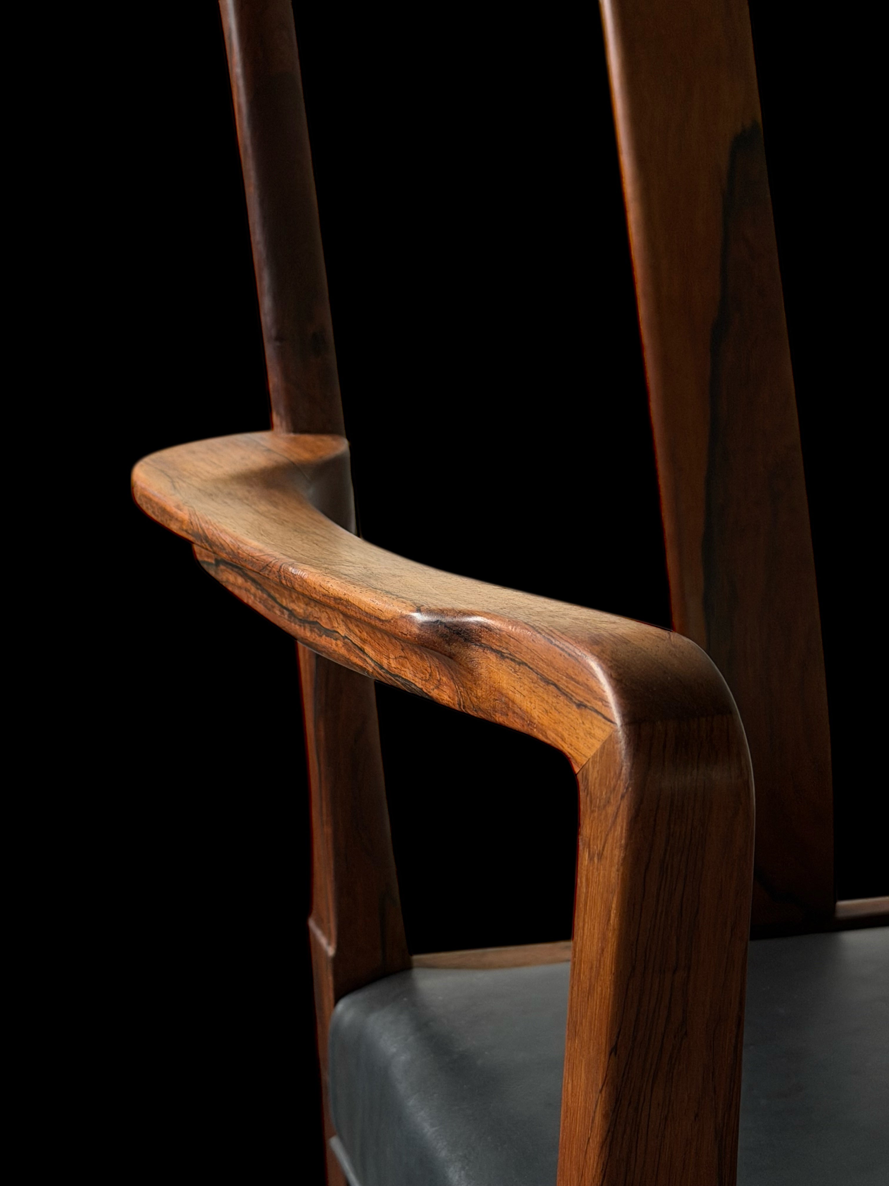 Model 1764 Armchairs by Ole Wanscher for Fritz Hansen Denmark 1940s