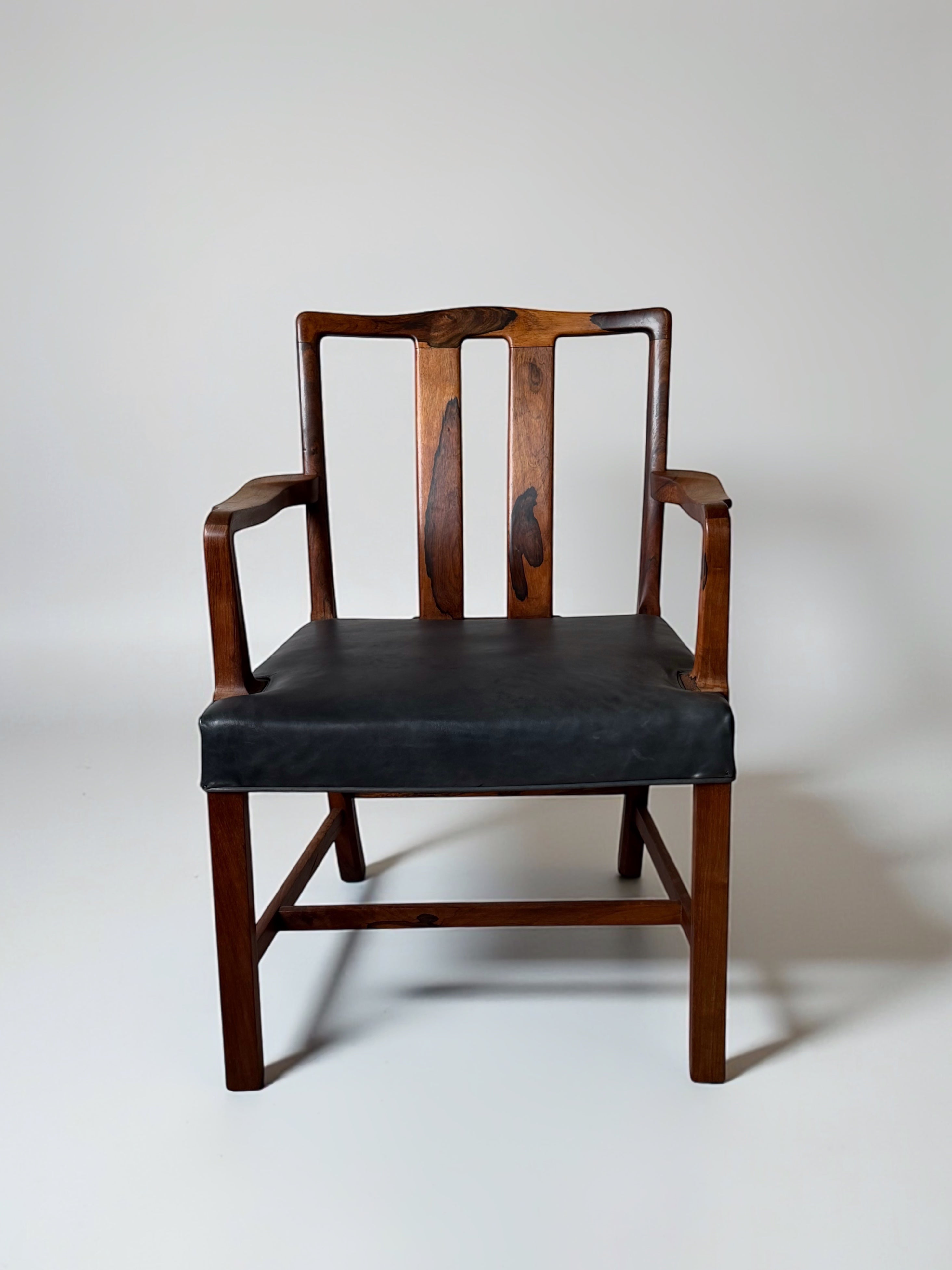 Model 1764 Armchairs by Ole Wanscher for Fritz Hansen Denmark 1940s