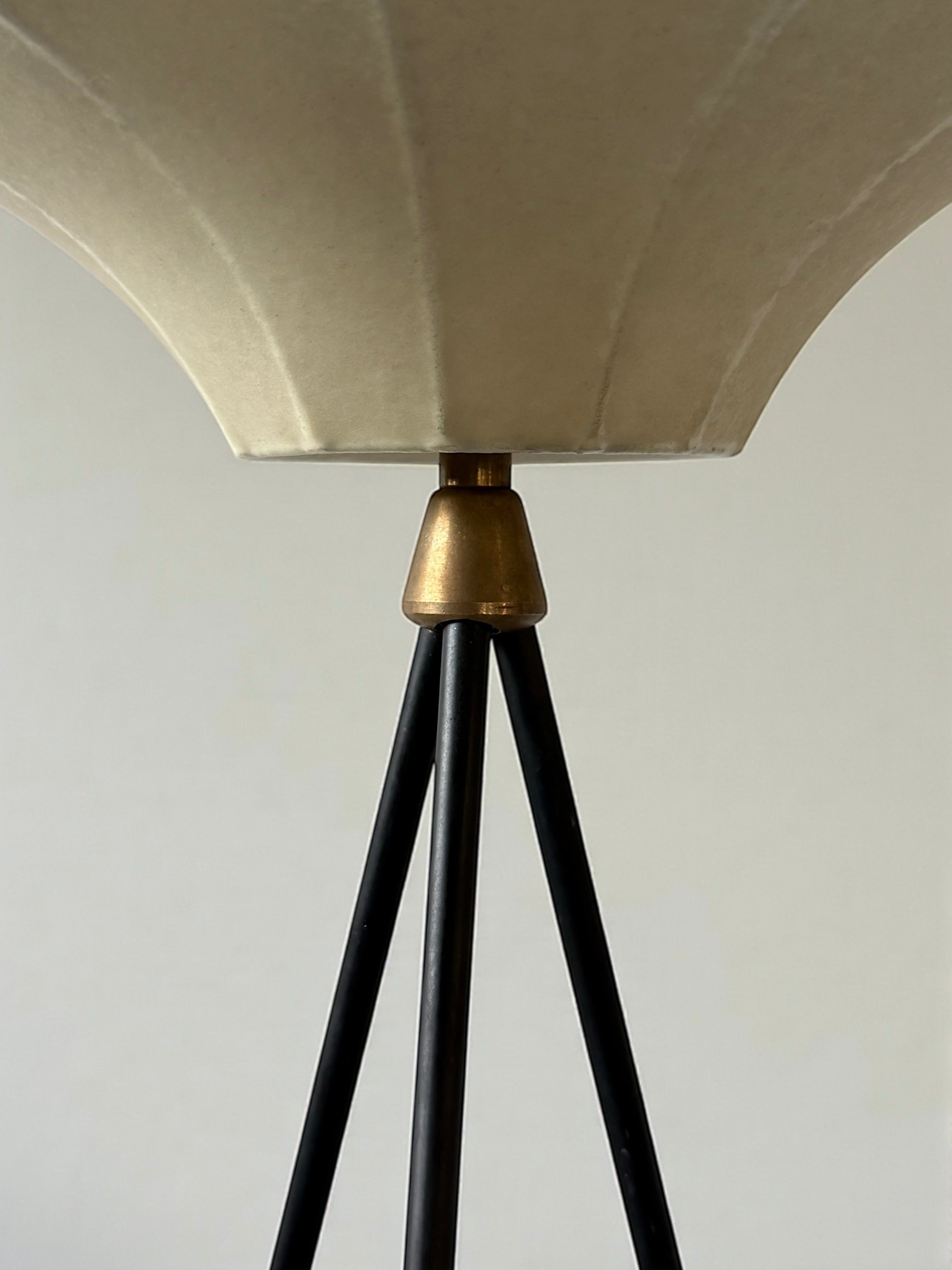 Cocoon Tripod Floor Lamp, Germany 1960s　