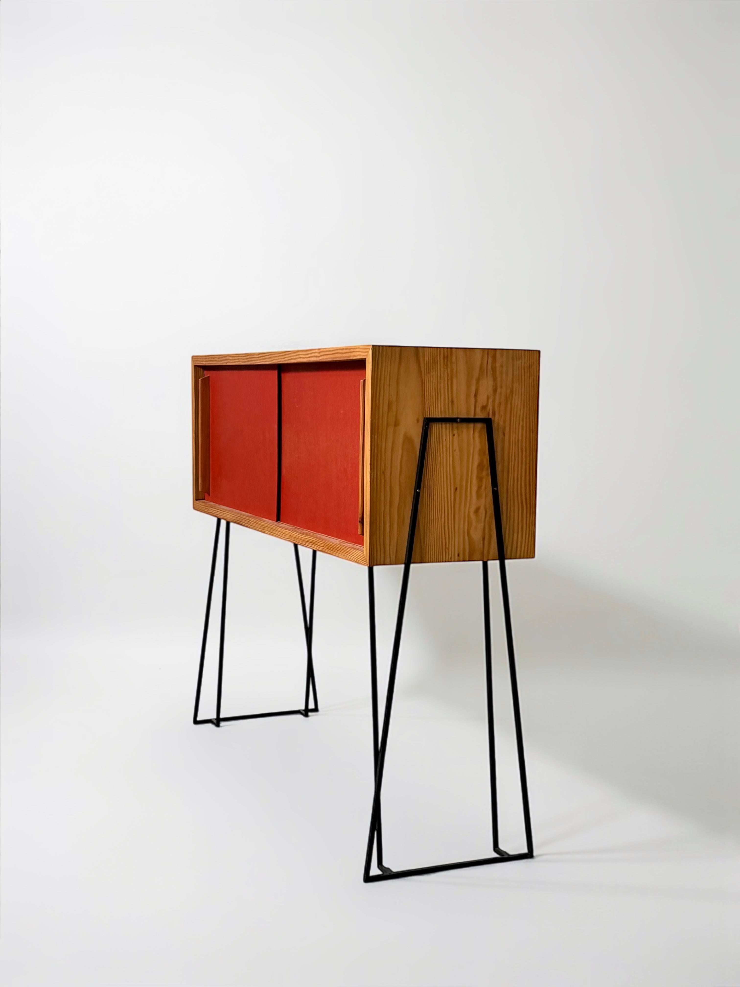 Double face Cabinet by Jacques Tournus, France 1950s