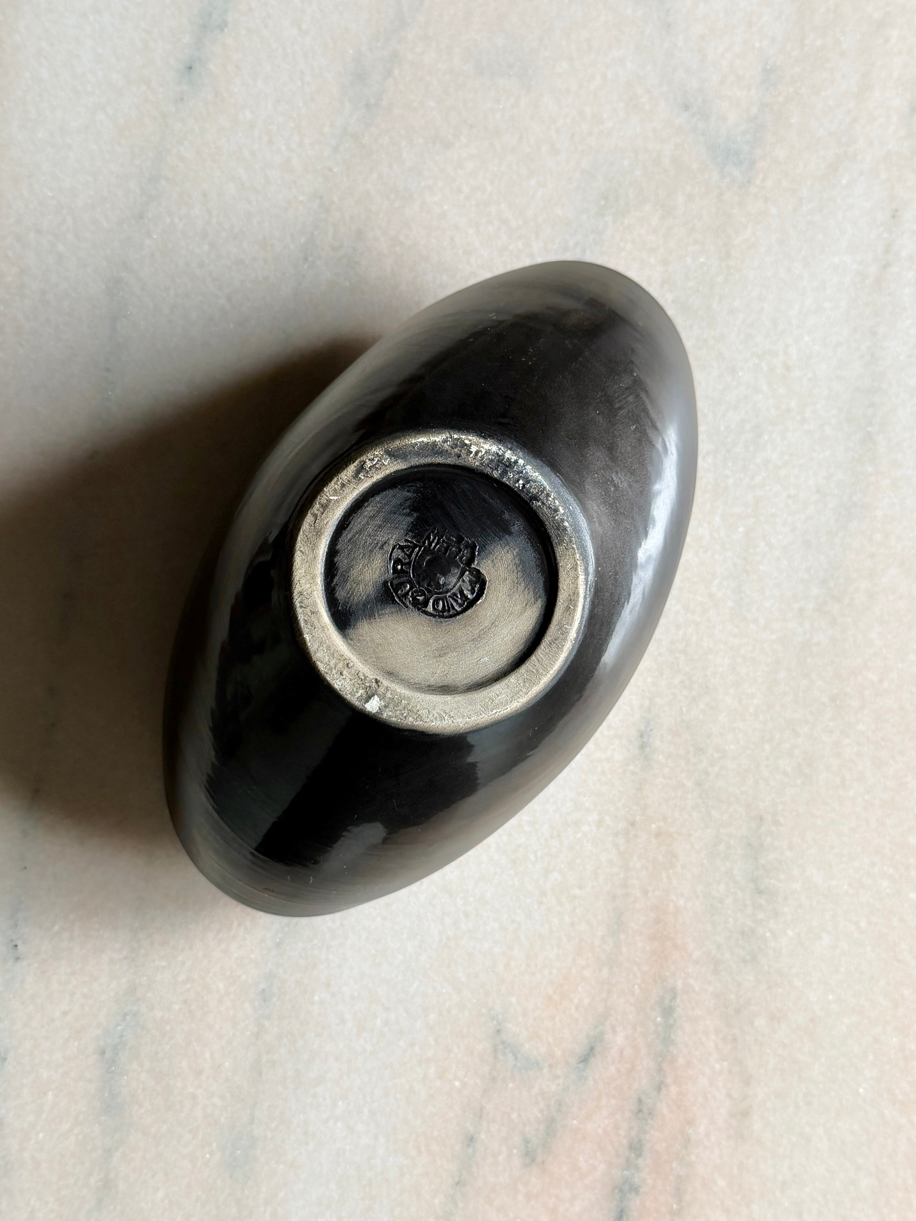 Glazed Ceramic Coupe by Suzanne Ramié for Atelier Madoura, France 1950s