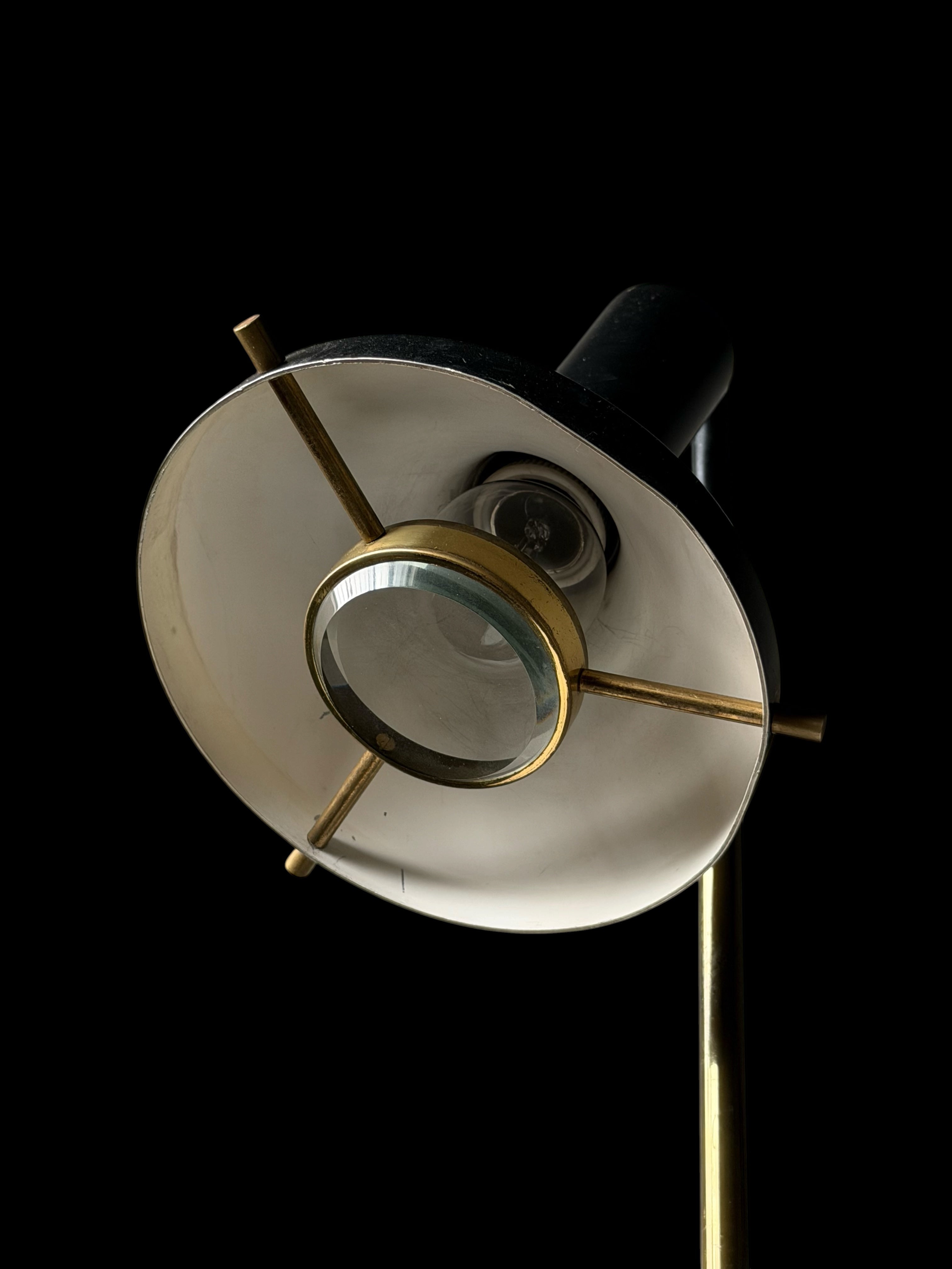 Mod.553 Table Lamp by Oscar Torlasco for Lumi, Italy 1950s