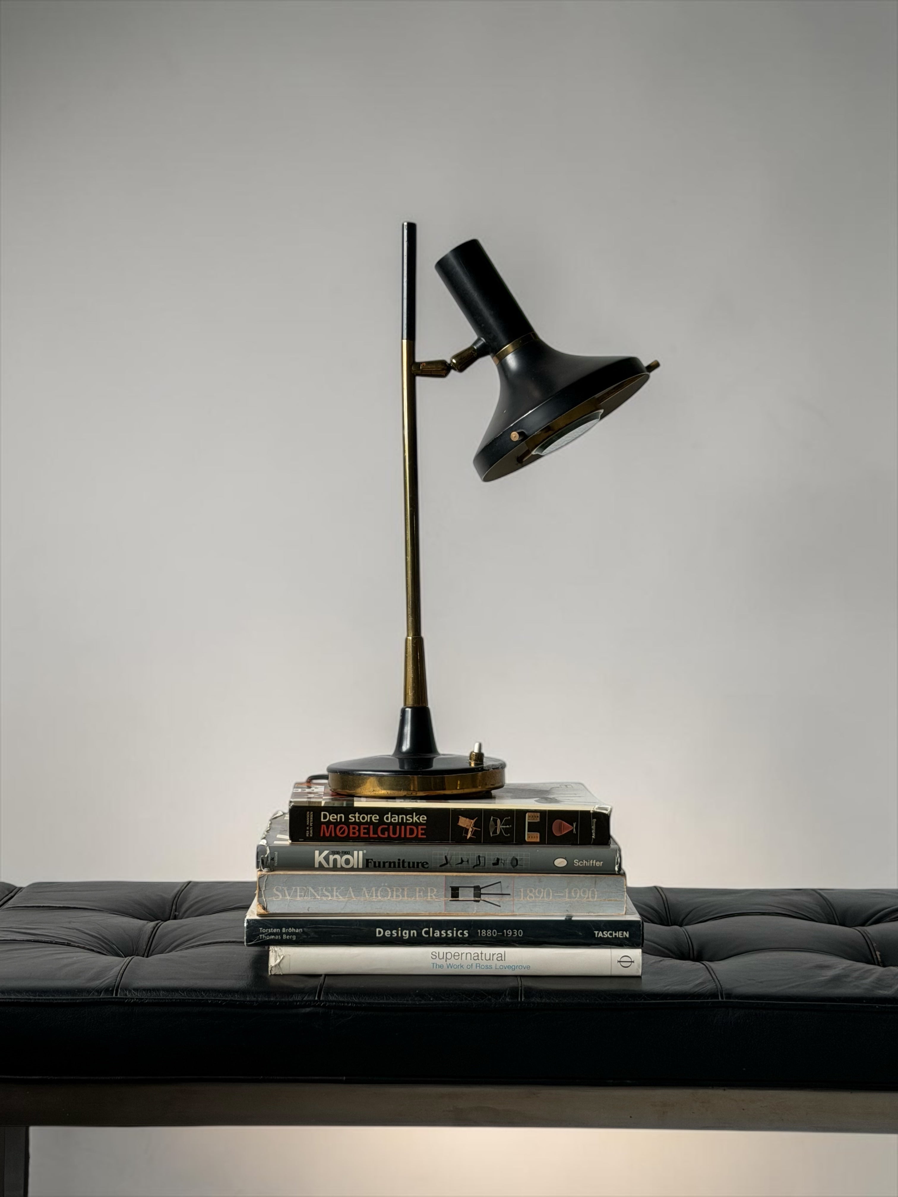 Mod.553 Table Lamp by Oscar Torlasco for Lumi, Italy 1950s