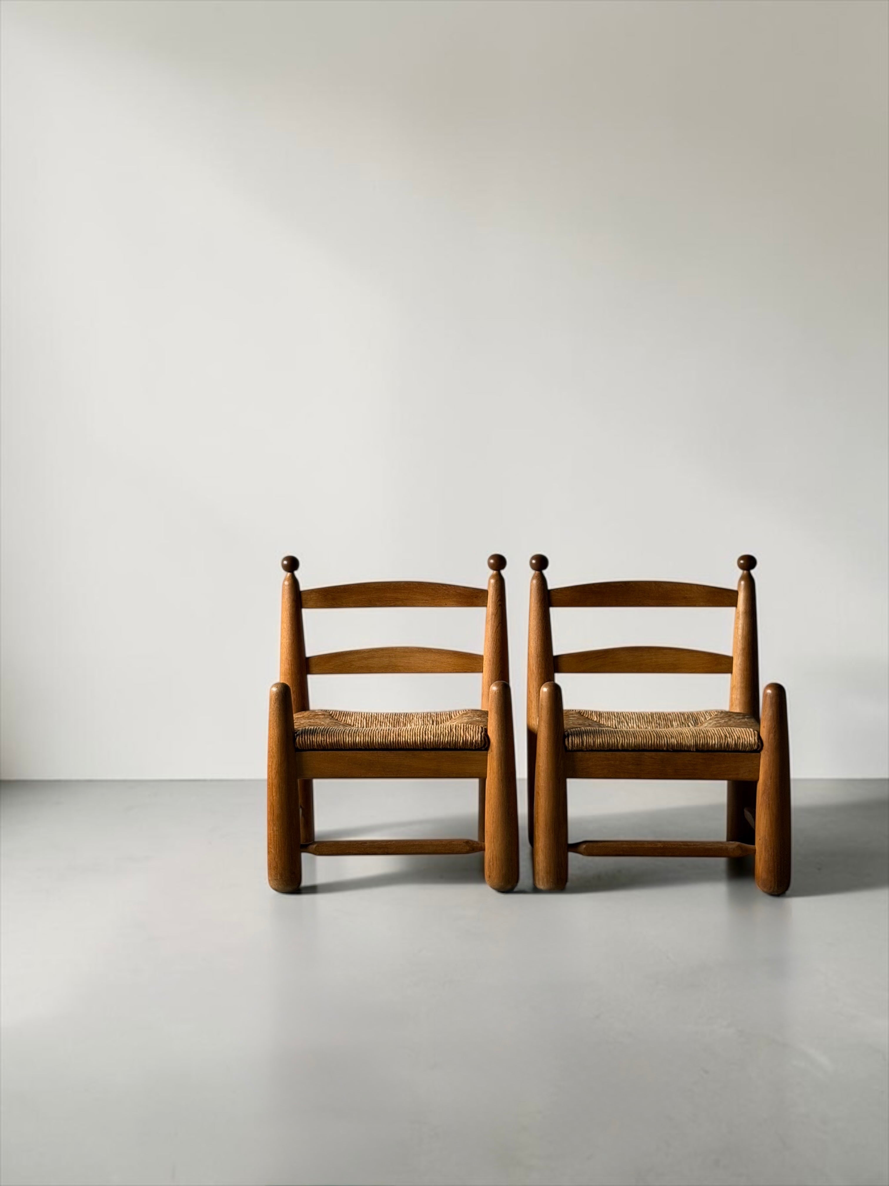 Rush Seat Lounge Chair, 1950s　