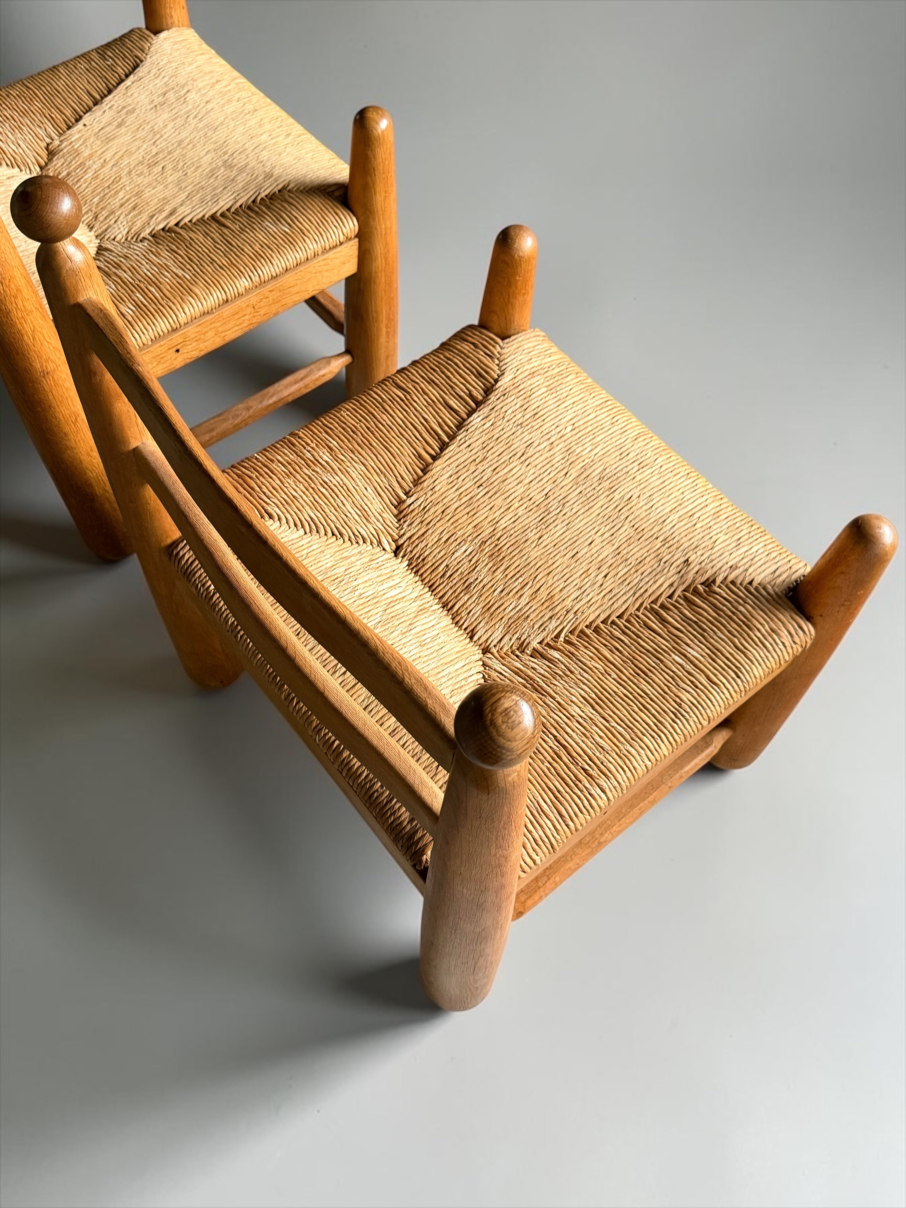 Rush Seat Lounge Chair, 1950s　