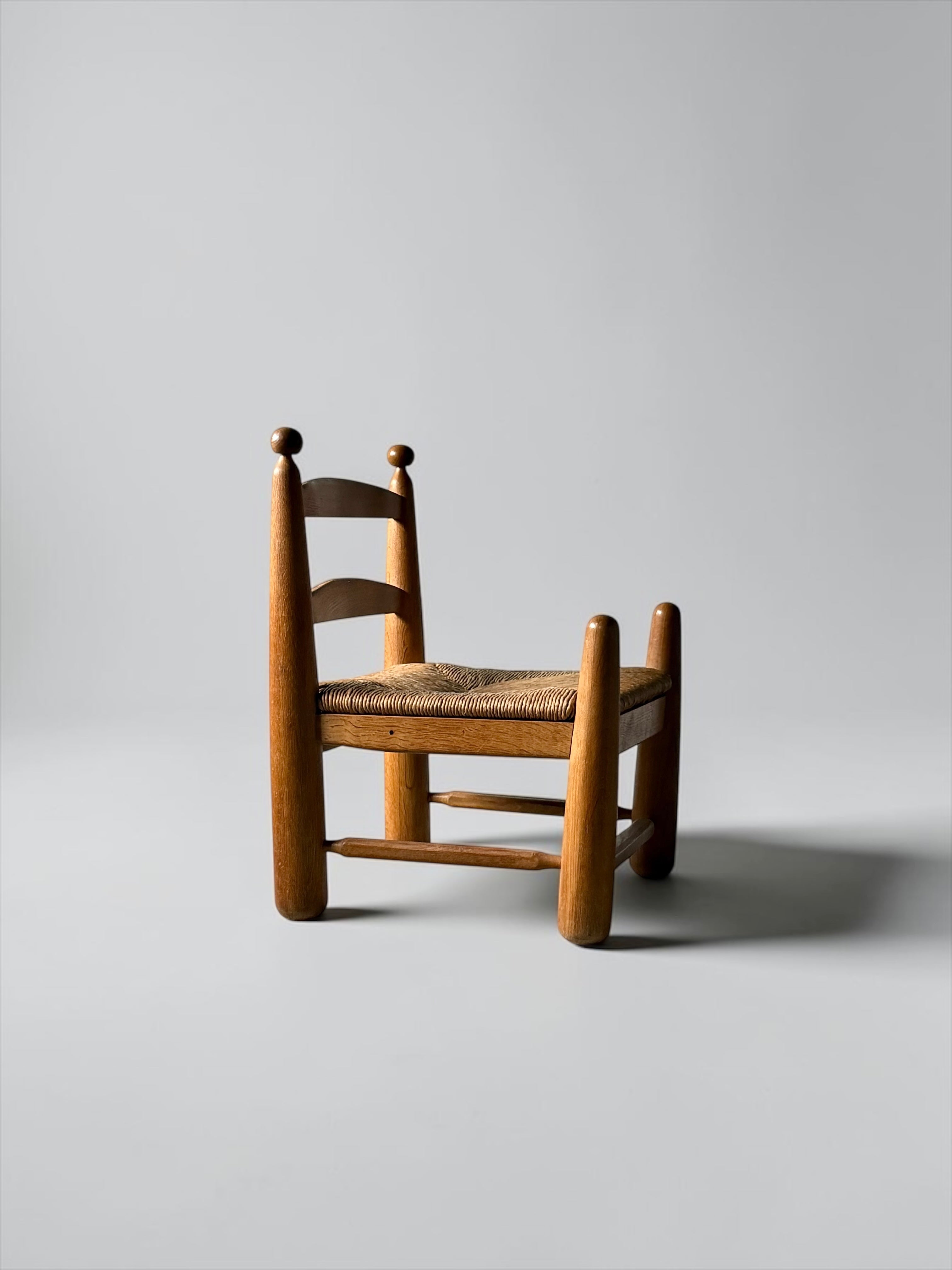 Rush Seat Lounge Chair, 1950s　