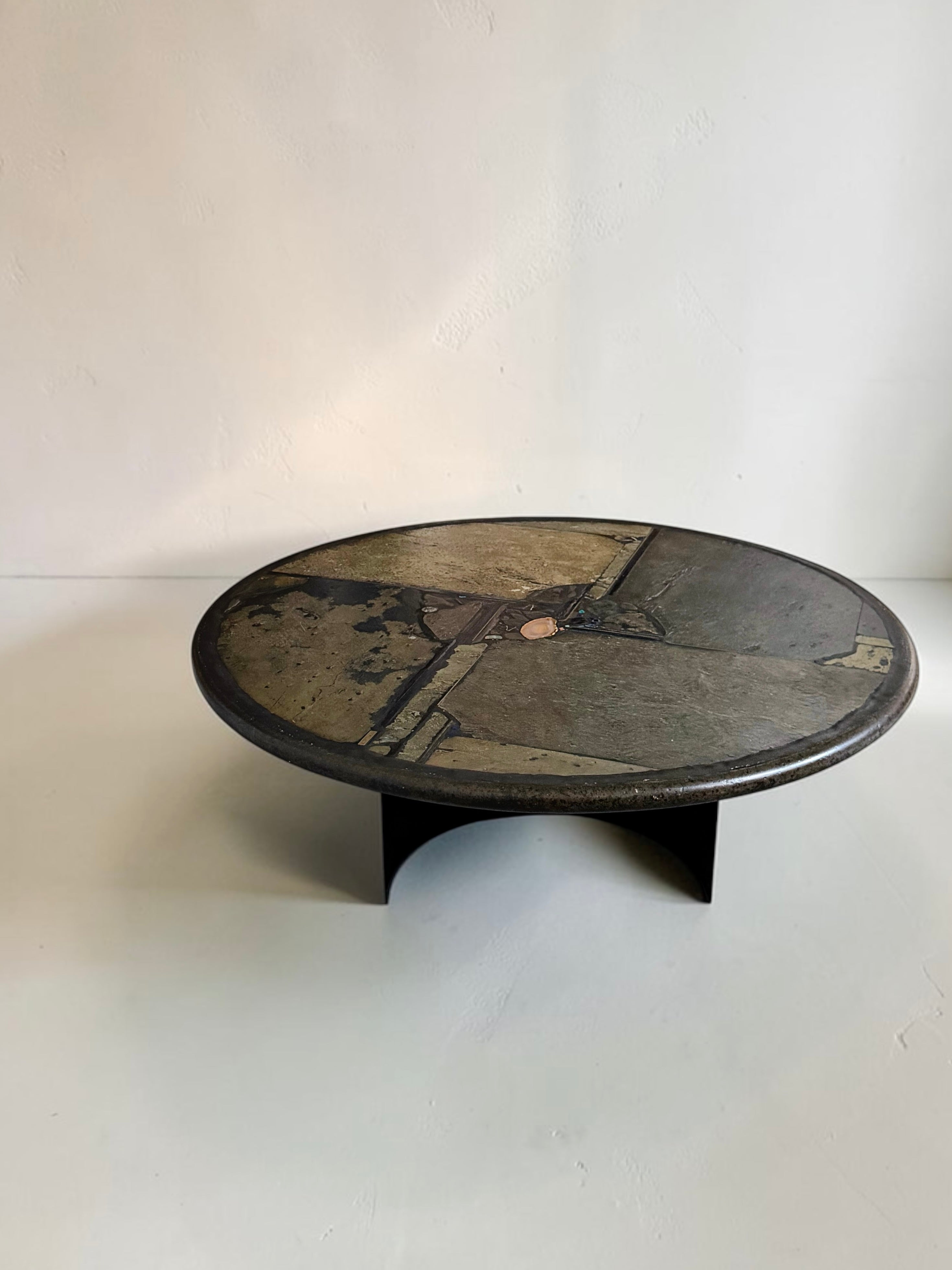 Round Coffee Table by Paul Kingma, Netherlands 1980s