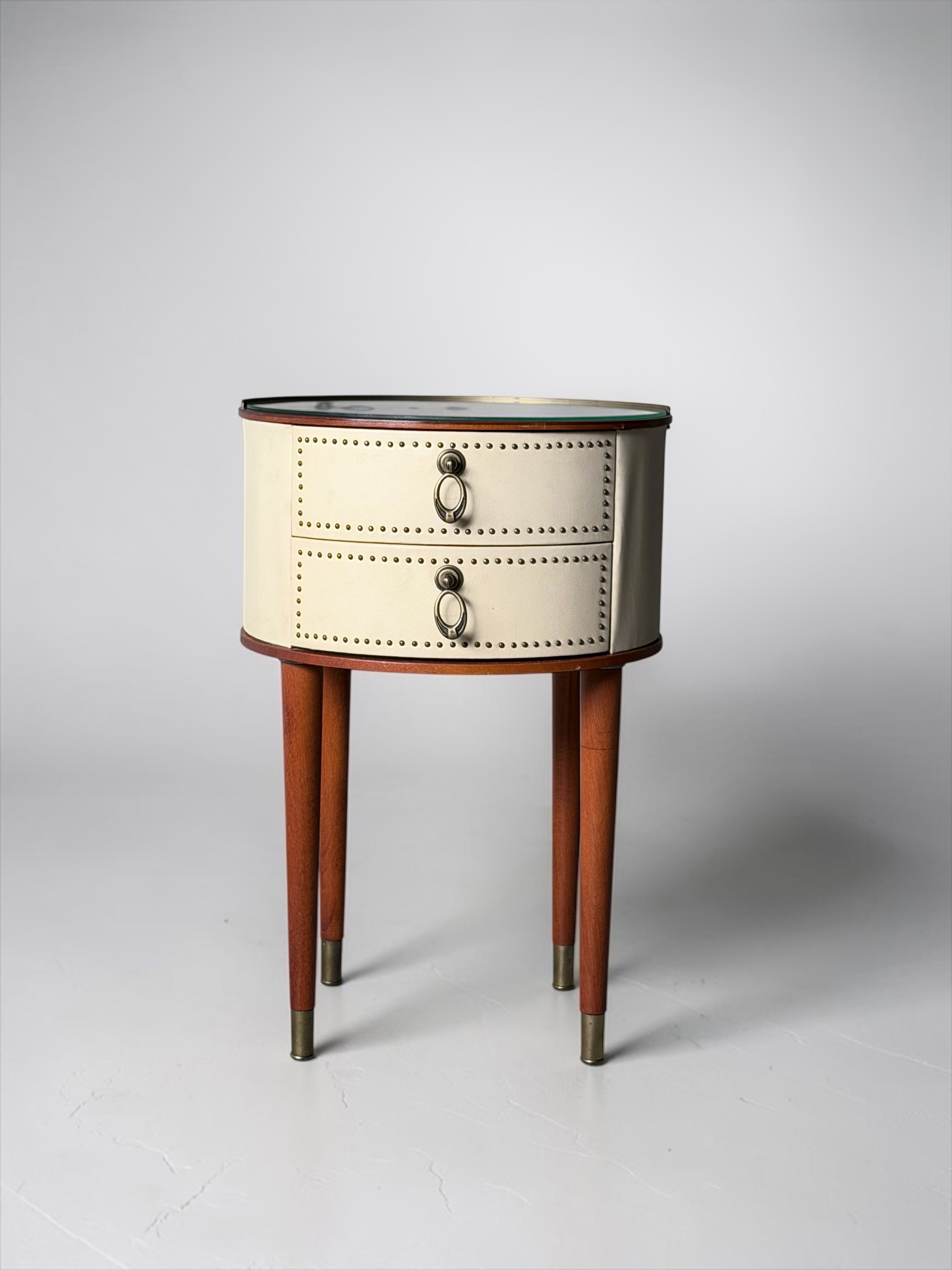 Bedside Table by Halvdan Pettersson for Tibro Möbelfabrik, Sweden 1950s