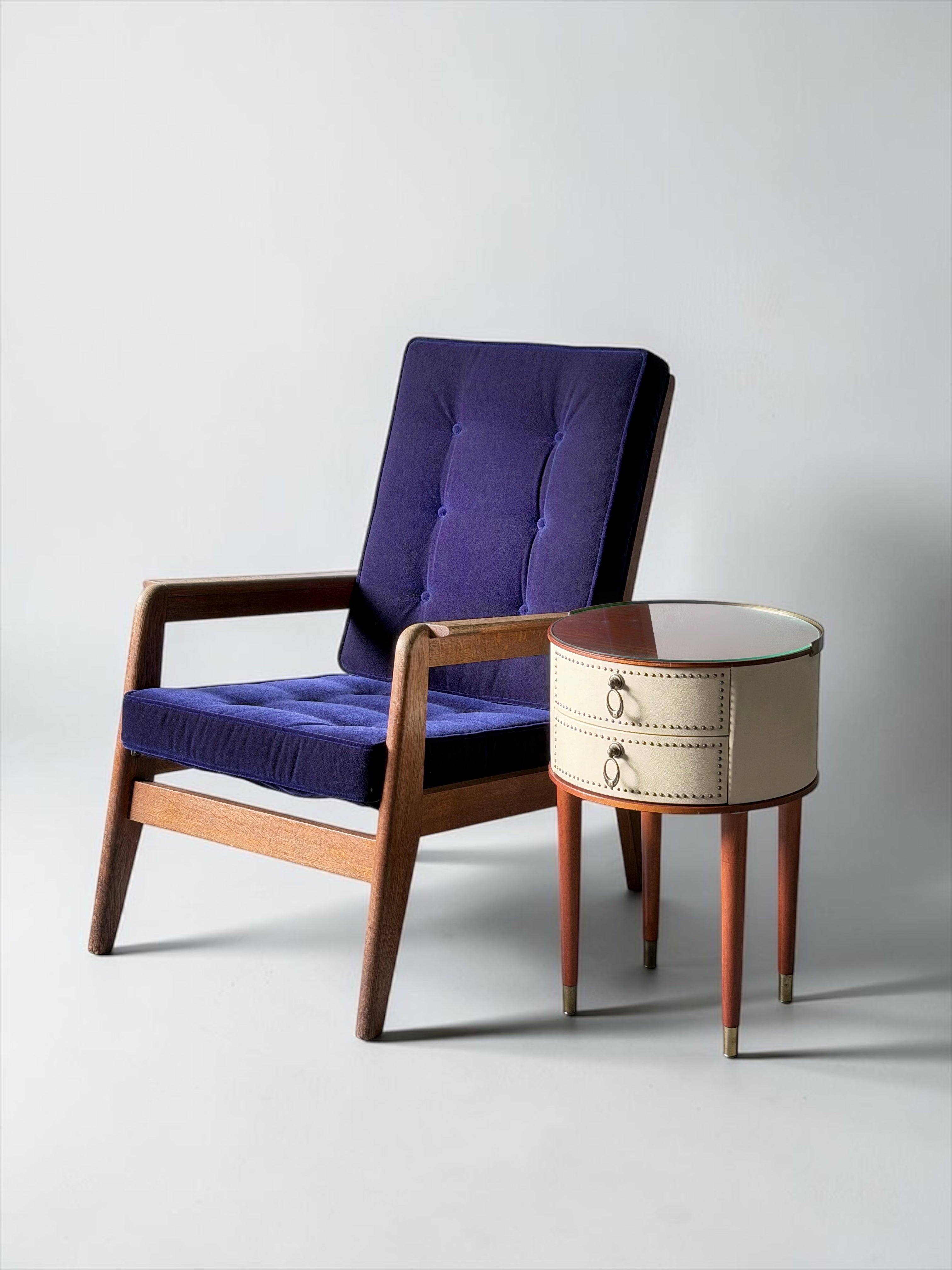 Bedside Table by Halvdan Pettersson for Tibro Möbelfabrik, Sweden 1950s