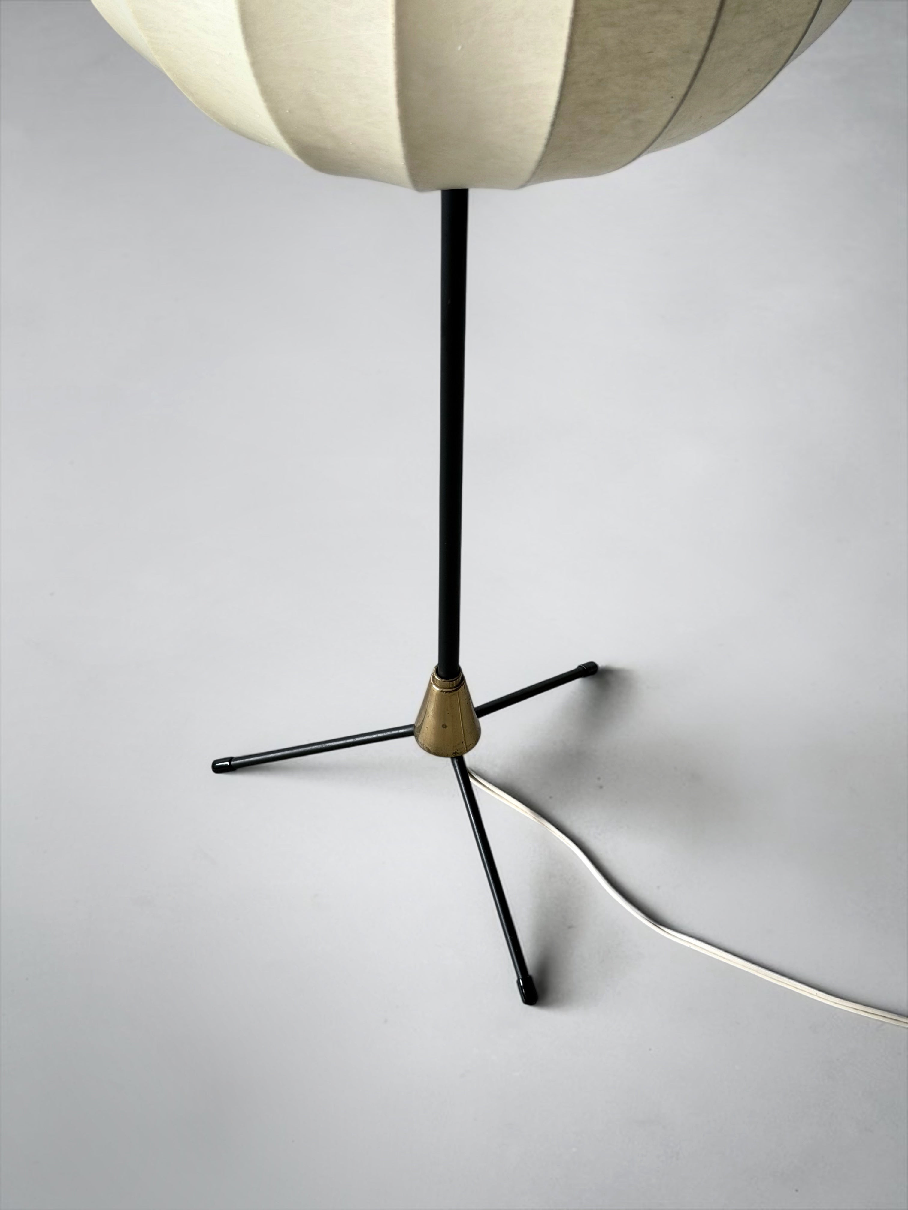 Cocoon Tripod Floor Lamp, Europe 1960s