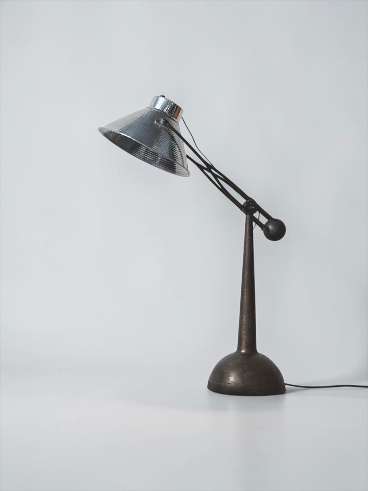 Large Medical Floor Lamp by André Walter, France 1930s–1940s