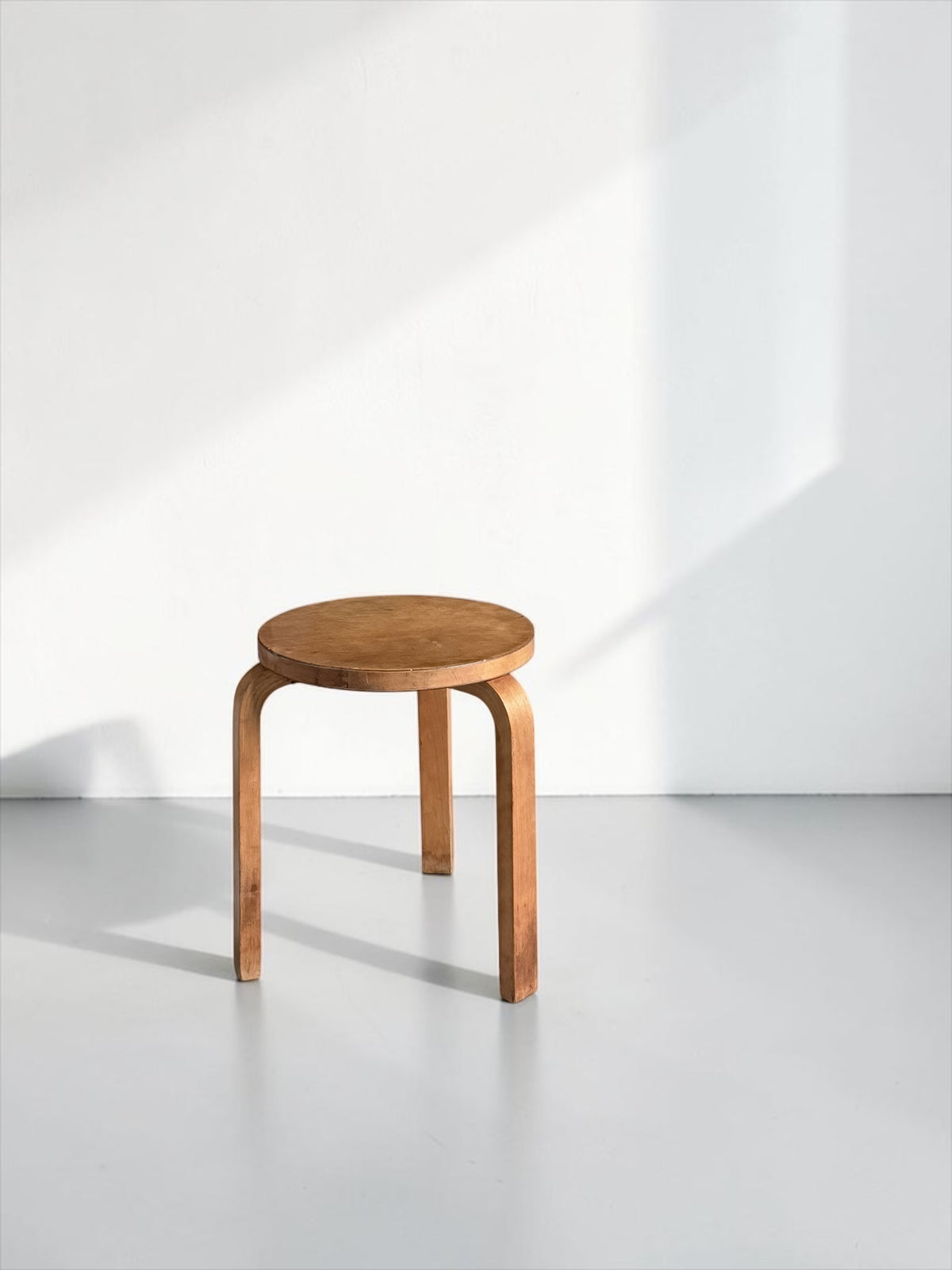 Model 60 Stool by Alvar Aalto for Oy Huonekalu- ja Rakennustyötehdas Ab, Finland
