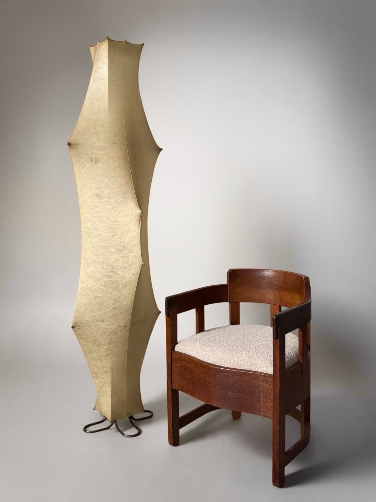 "Ghost" Cocoon Floor Lamp by Tobia Scarpa for Flos, Italy 1963