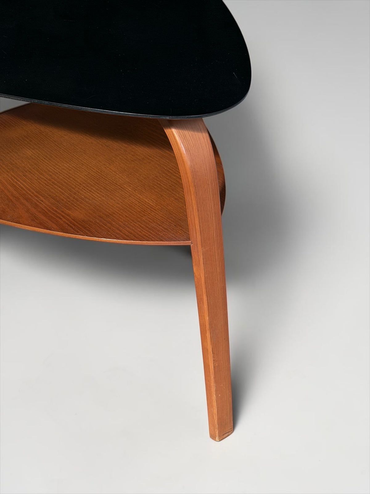 “Bow Wood” Side Table by Hugues Steiner for Steiner, France 1950s